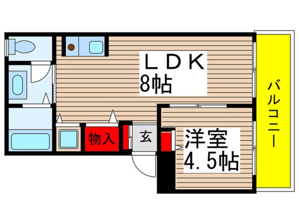 グレ－スコ－トの物件間取画像